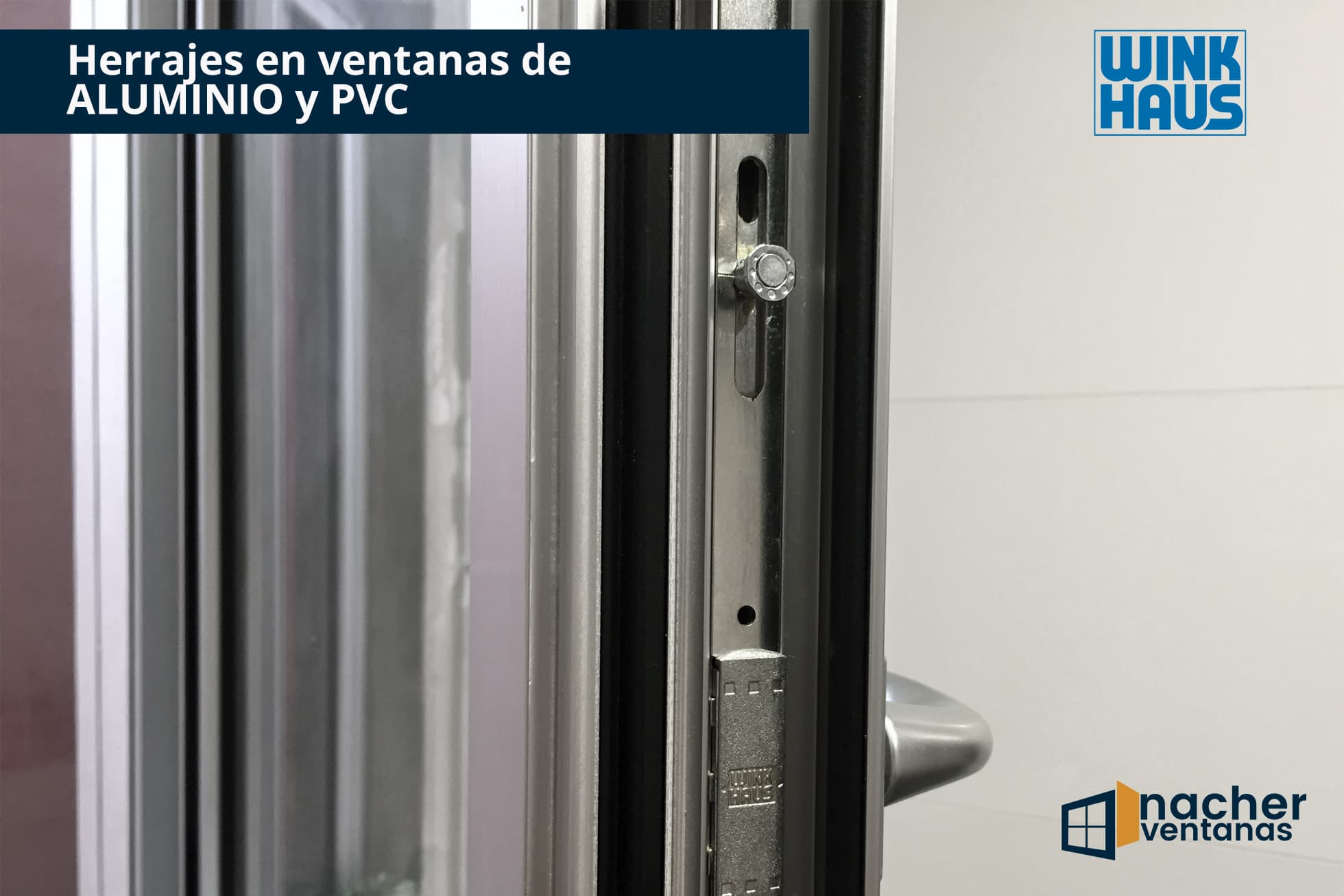 VENTANA DE ALUMINIO > Cerradura puerta aluminio